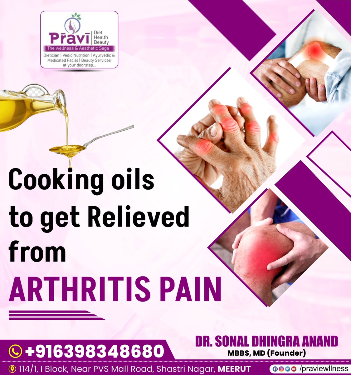 👉Cooking oils to get Relieved from 𝐀𝐑𝐓𝐇𝐑𝐈𝐓𝐈𝐒 𝐏𝐀𝐈𝐍.🦵

#kidney #kidneyprotection #bloodsugar #cholesterol #omega #bestfoods #praviwellness #healthyfood #salt #disease #summerweather #dairyproducts #leanprotein #nutrition #tips s #healthydiet #proteins #healthylife