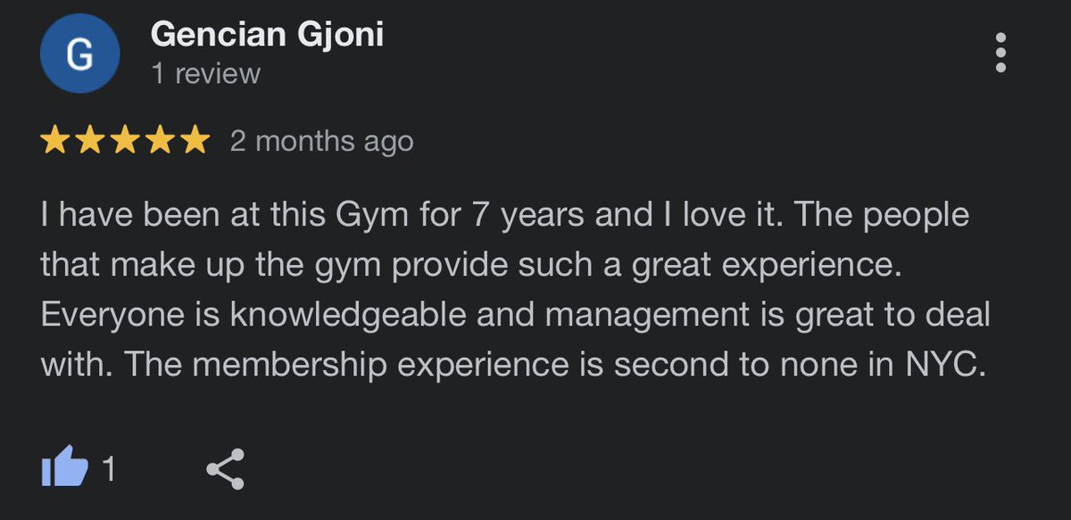 SynergyFCNY's tweet photo. We greatly appreciate you sharing your experience with us⚡️

Your presence has made our community that much better. Thank you for being a valued member of our Fit Club Fam 💪 https://t.co/HKiRIK9pKQ