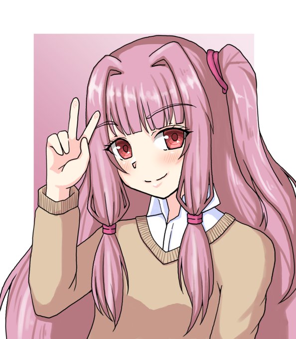 こないだ落書きした茜ちゃん https://t.co/xQWxbo4BaN