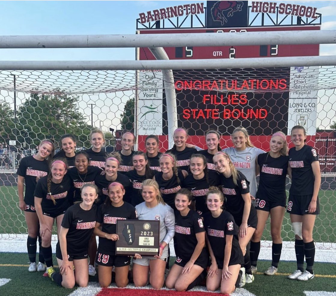 bhsgirlssoccer's tweet photo. These Fillies are STATE BOUND! ❤️⚽️🖤 State Semi-Final vs Libertyville will be at North Central College on Friday, June 2nd at 5PM. Let’s go Fillies! @BHS220Athletics https://t.co/qFO1K3Vm8k