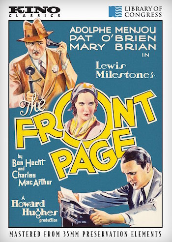 #NowWatching #201 'The Front Page' (1931) with Adolphe Menjou, Pat O'Brien, Mary Brian, and Edward Everett Horton. #ClassicMovies #ClassicFilms #LetsMovie #OldHollywood #TCM #TCMParty #ComedyMovies #ComedyFilms #PreCode #2023MyMovieList