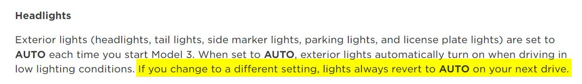 hbkwee's tweet photo. @TeslaOwnersNL Thnks, maar bij mijn model3 gaan lamp settings dus niet terug naar Auto en blijven branden ook na afsluiten van de auto. Dus zal software reset proberen als ik de enige ben. https://t.co/R4s9UdOF7n