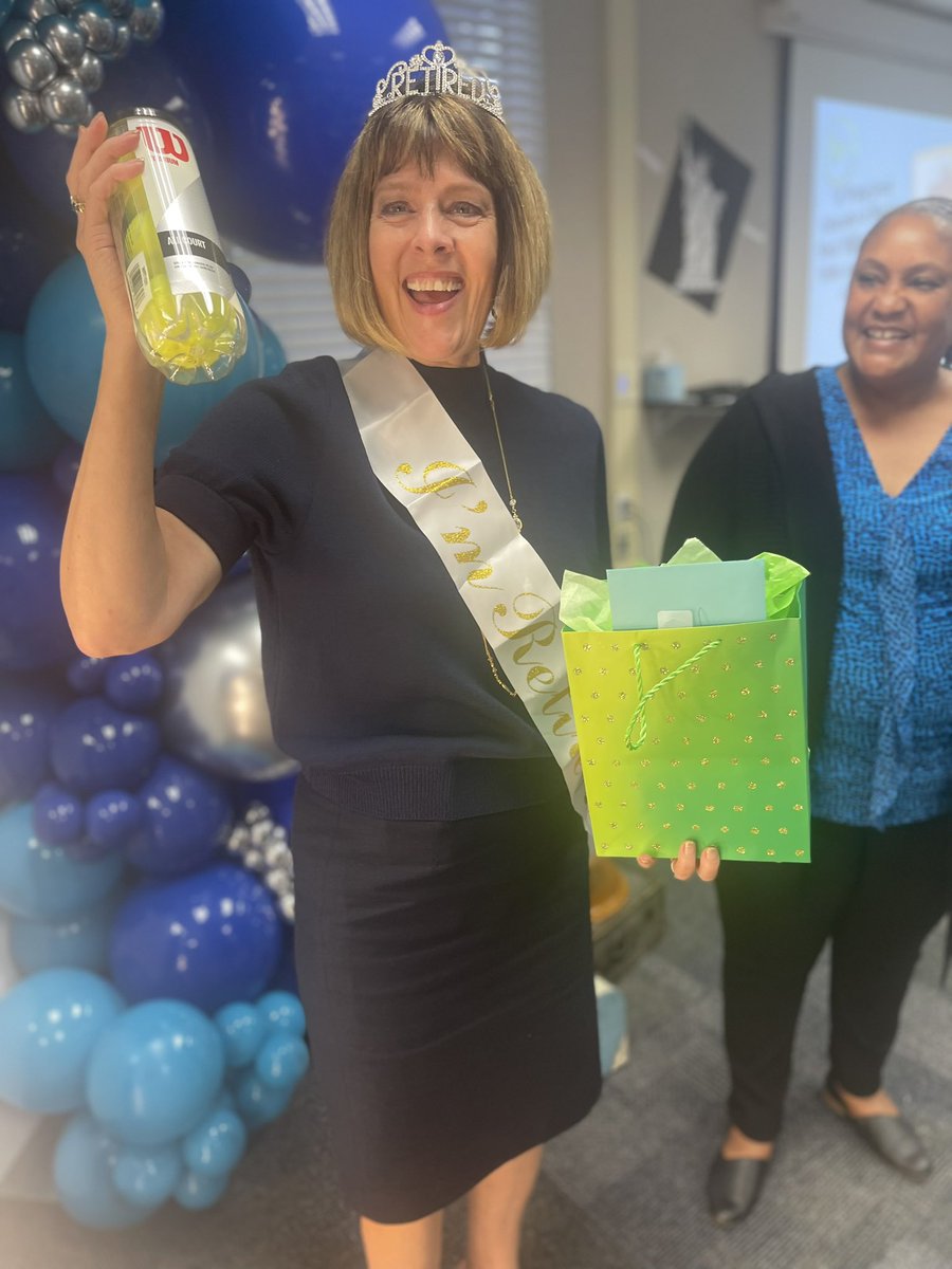 Congratulations Beth, our amazing Lead Academic Agent; Elementary Innovation! Thank you for your commitment, dedication, love &amp; kindness to our Rialto family! We are going to miss you! From RSMA to you! Enjoy your special gift &amp; Ofcourse enjoy your retirement !