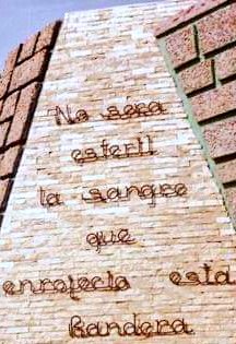 PlataformaMill1's tweet photo. "No será estéril la sangre que enrojeció esta Bandera".
#BuenosDias, @PlataformaMill1 #MillánAstray.
Como hace décadas y aquella #VIIBandera sahariana en #Smara #Esmara, la historia y gestas de #LaLegión #Legión, como su Bandera, serán las más gloriosas. https://t.co/vbLnTx0dsF