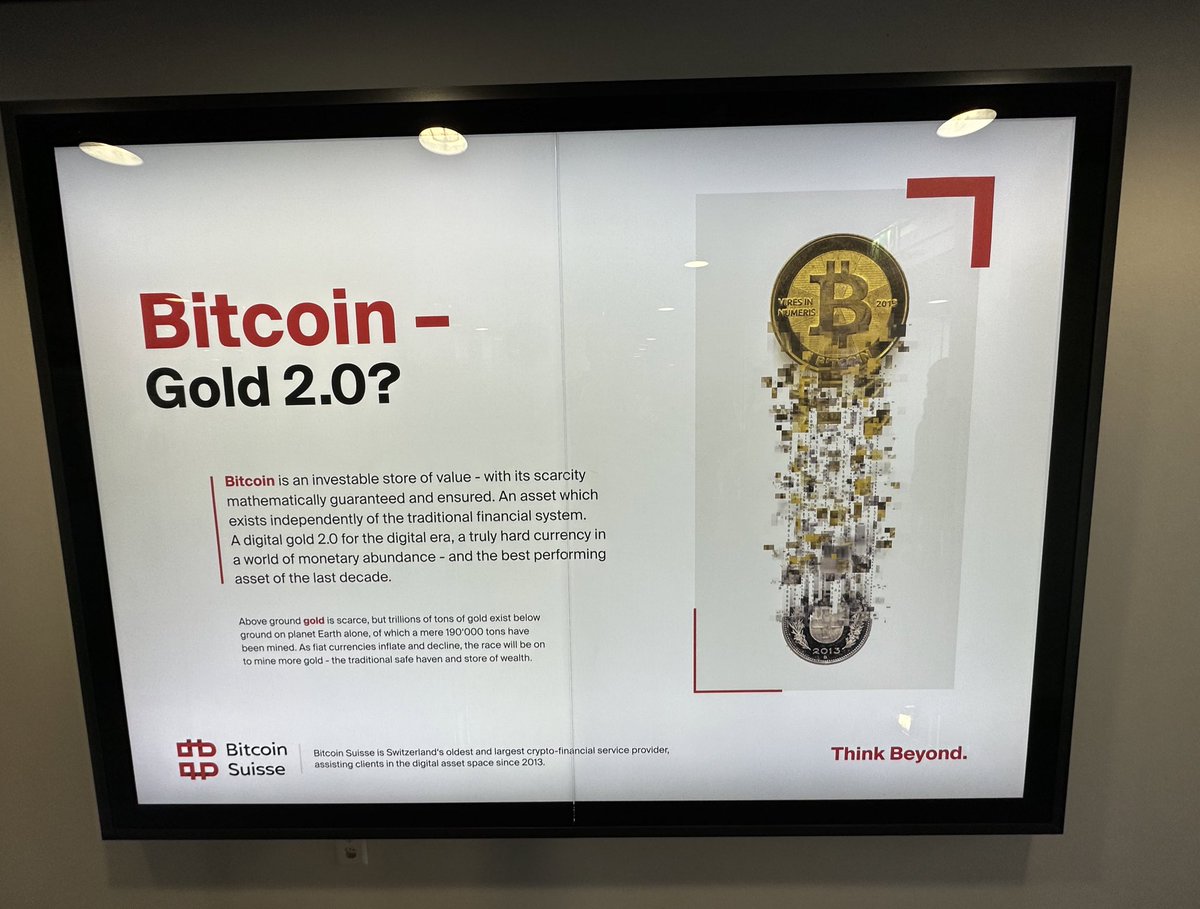 Met some awesome crypto companies in Zug and Zurich last week. I knew we were in the right place when we saw this sign as we entered Switzerland!