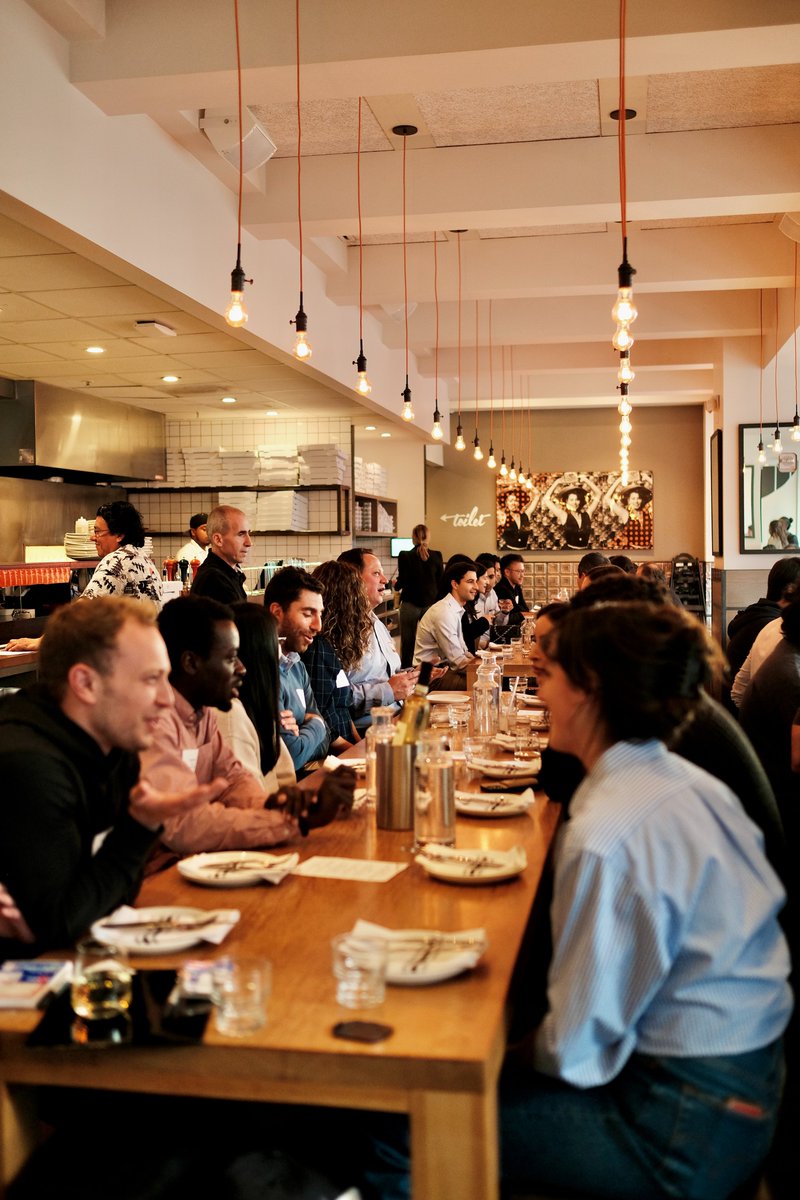 We had so much fun hosting a Founder x Investor dinner for SF tech week! 

s/o to the best co-hosts at Adams Street, @Techweek_ @brackin @niapatel__ @montageventures