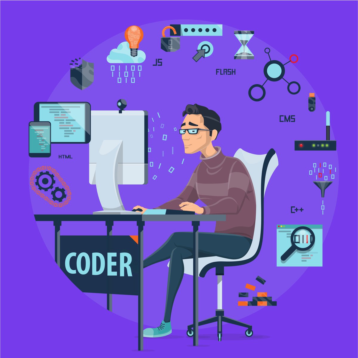 OfficialRecorem's tweet image. A thread about FRONTEND DEVELOPERS  who crafts exceptional user experiences by building visually appealing &amp;amp; user-friendly web applications!🧵

Roles, Responsibilities &amp;amp; Skills 👇

#FrontendDevelopers #WebDevelopment