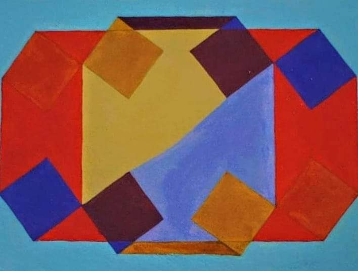 Powder colors of organic and mineral origin
Processed with oil
on paper
60 x 40cm.
1987
 #arredamento #artegeometrica #art #artcontemporaryart #madi #modernartist #galleryart #geometricartists #geomtricart #color #contemporaryartist #contemporaryartgallery #geometricdesign #madi