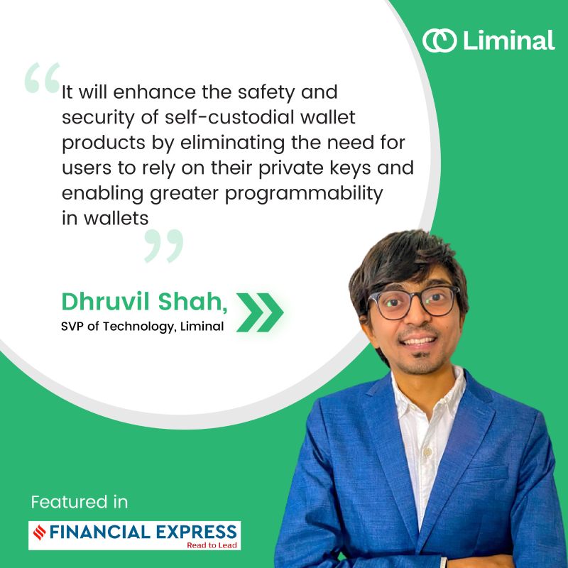 📰 
@Thedhruvilshah SVP of Technology at @LmnlHQ was recently featured in @feblockchain for his insights on Account Abstraction and how it is expected to redefine payment systems.

Read here: lnkd.in/dajfYRQx

@PoulomiMSaha @FinancialXpress
