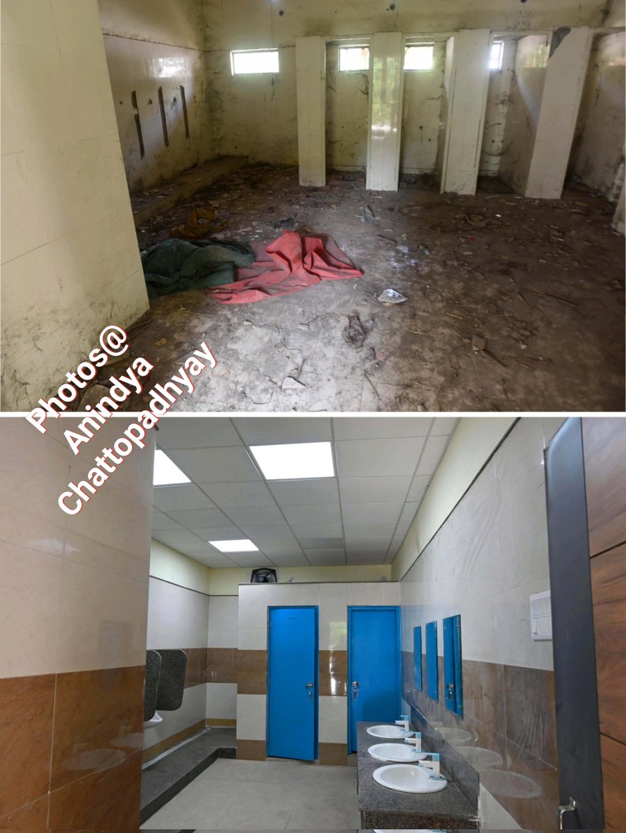 ANINDYAtimes's tweet photo. Through my lens and combo pictures show how #Delhigovernment #school for #girls readies to start new chapter after revamp. Building that lay in disrepair for 8 yrs transformed in HC mandated @pwddelhi project. @Saurabh_MLAgk @AtishiAAP https://t.co/wyNyQR7zCJ
