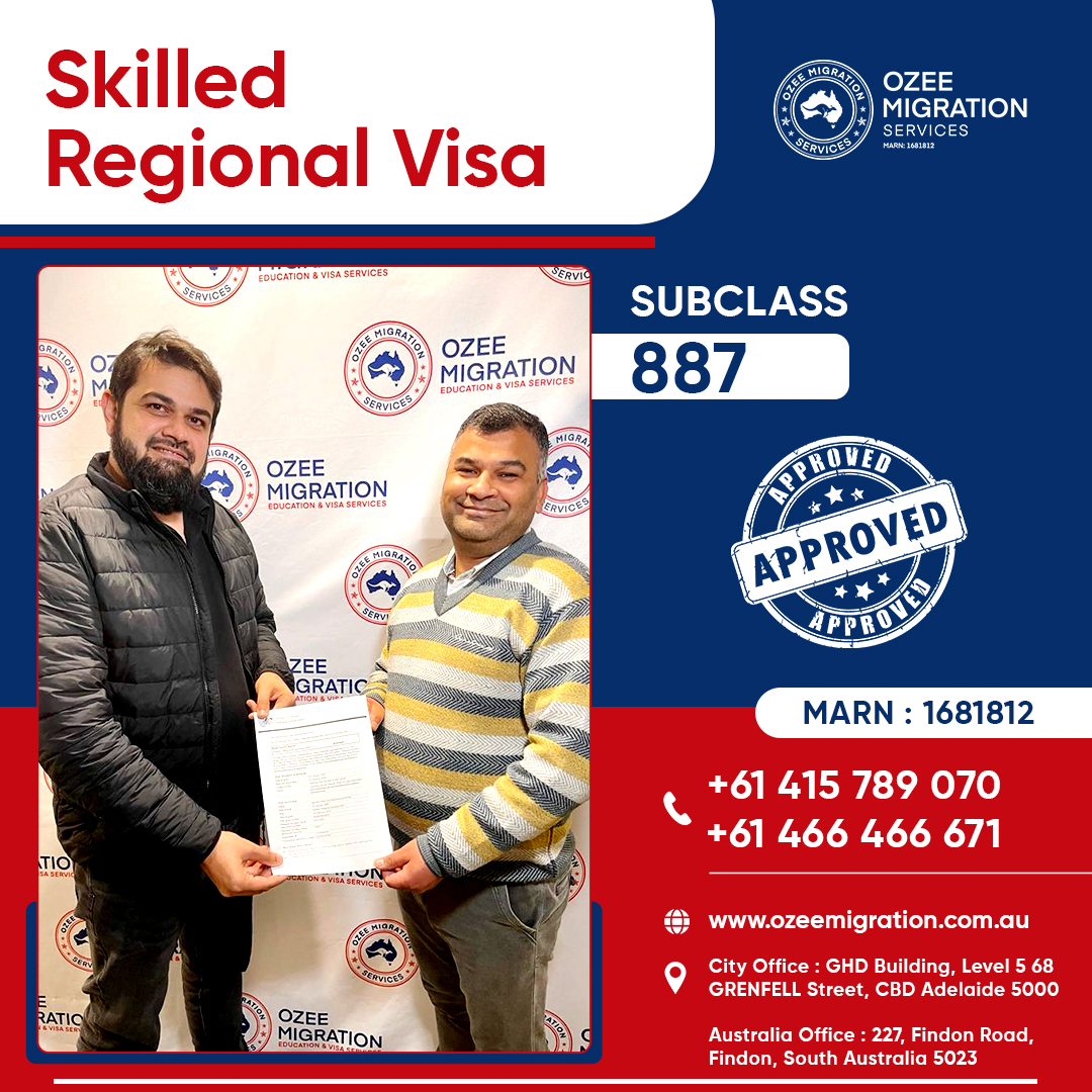 OzeeMigration's tweet image. 🥳 𝐂𝐨𝐧𝐠𝐫𝐚𝐭𝐮𝐥𝐚𝐭𝐢𝐨𝐧𝐬 𝐭𝐨 𝐎𝐮𝐫 𝐥𝐨𝐯𝐞𝐥𝐲 𝐜𝐥𝐢𝐞𝐧𝐭 for the approval of Skilled Regional Visa 887.

🌎 : ozeemigration.com.au

☎️ : +61 415 789 070, +61 466 466 671

#887visa #subclass887 #skilledmigration #visaconsultant #visaagent #skilledregionalvisa