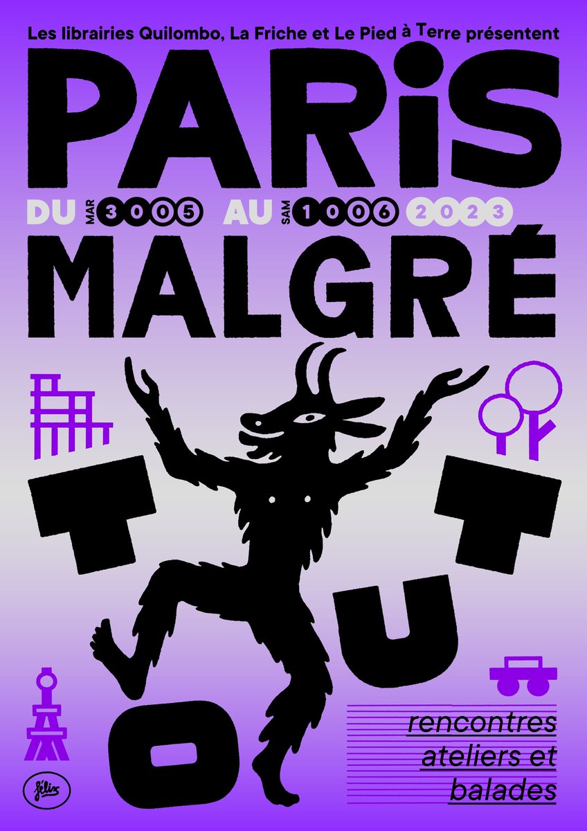 Wenn euch unser Interview mit Jean-Christophe Bailly, Autor des Buches „Paris quand même” gefallen hat (ausparis.de/in-paris-gibt-…), solltet ihr das Festival #Parismalgrétout besuchen, das bis zum 10.06. stattfindet! ➡️ librairie-quilombo.org/festival-paris… @lepiedaterreLib