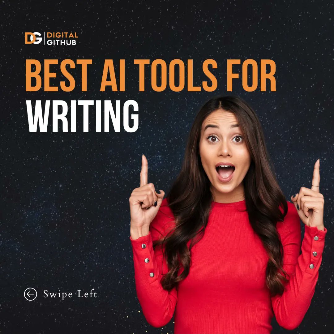 digitalgithub's tweet photo. "Unlock the Power of AI: Discover the Best Tools for Effortless Writing!"
.
#digitalgithub #bevijaygupta #digitalmarketing #AIWritingTools #AIWritingAssistant #SmartWritingTools #WriteWithAI #AIContentCreation #AIWritingSolutions #TechWritingTools #AutomatedWriting https://t.co/uoleLgNGpy