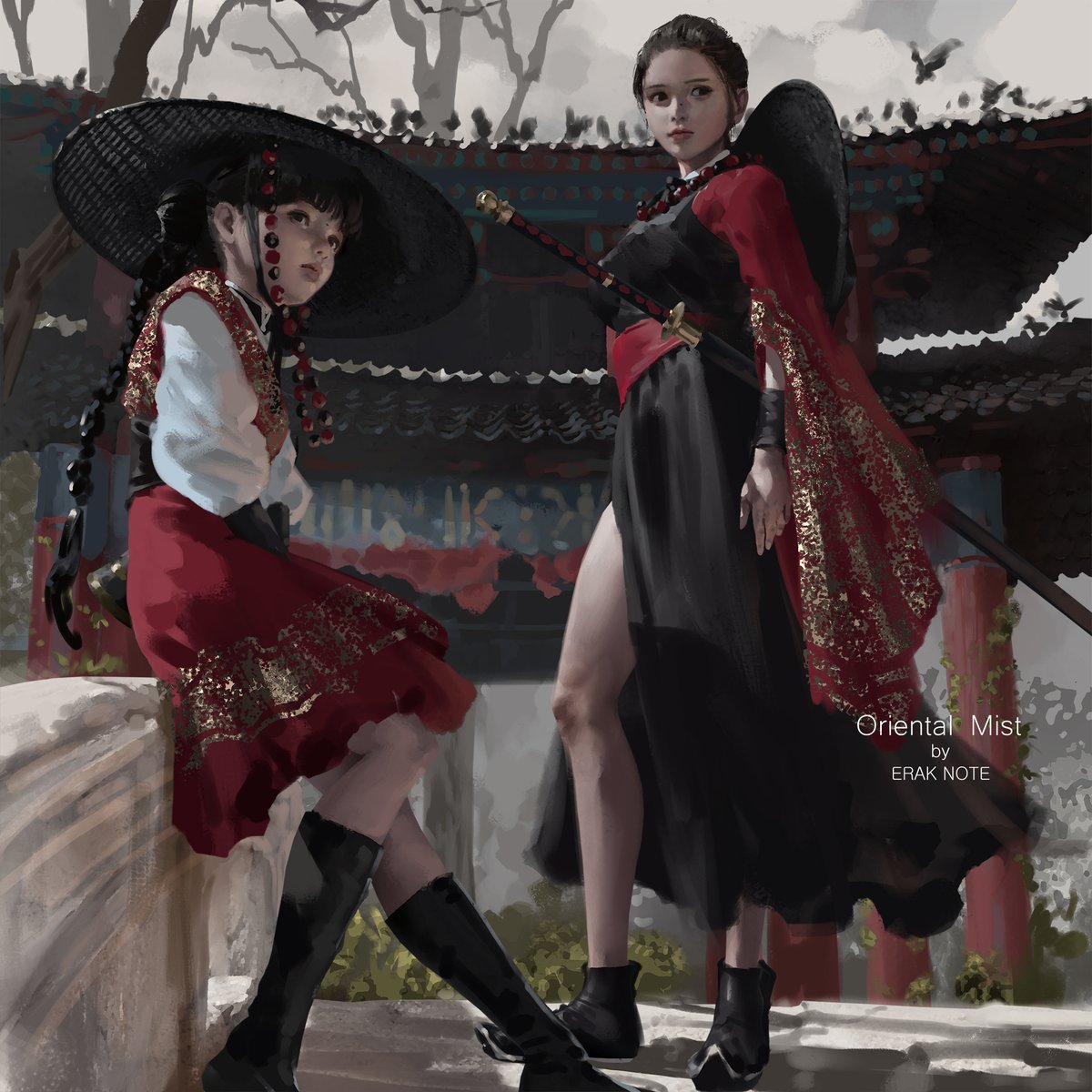 Erak_Note's tweet image. Oriental Mist-psychic sister
mysterious story.