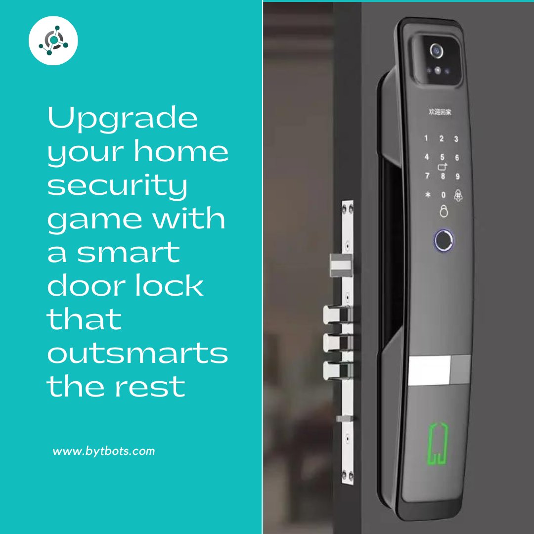 Enhance your home security and get notified when someone enters the home with the smart door lock 😍
.
Do follow @bybots for more
.
.
#doorlock #digitaldoorlock #smartdoorlock #doorlocks #doorlocked #fingerprintdoorlock #magneticdoorlock #smartdoorlocks #hoteldoorlock