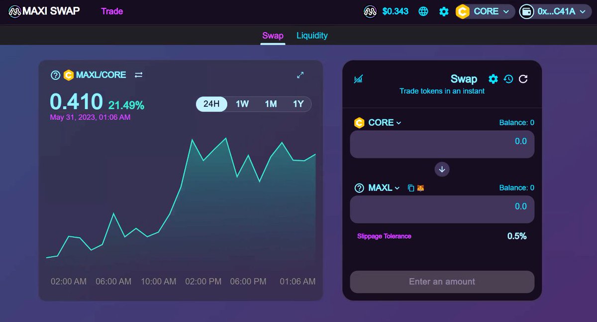 maxi_swap's tweet photo. 💡 Don't just dream it, make it a reality with Maxi Swap! 🚀 Step into the world of decentralized finance where innovation knows no bounds. 

Maxi Swap is your fuel, your inspiration, and your guide on this transformative crypto journey. https://t.co/eQXgD2pF0I