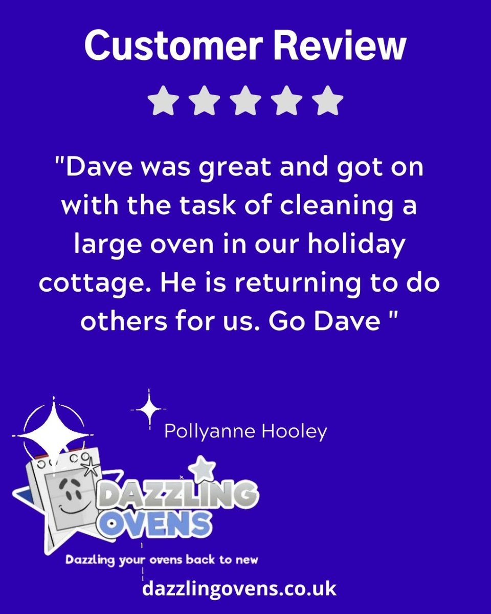 Good Afternoon #WorcestershireHour How is your week going? Had another kind review this week 😃 and a I have a few spaces next week available for oven cleaning - bit.ly/DazzlingOven