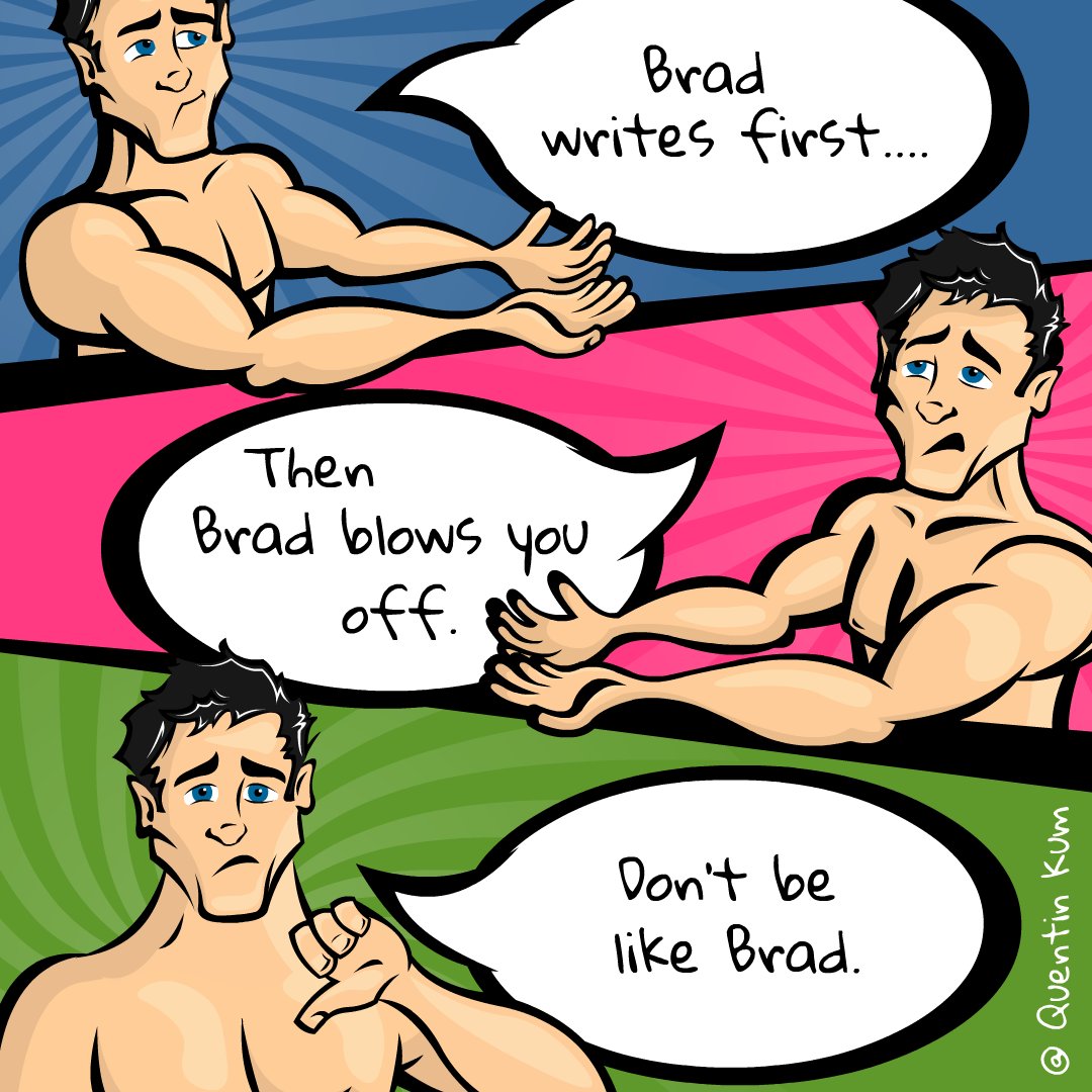 kum_quentin's tweet photo. Don’t be like Brad, part 3 (ep.2020-28) #gay #gaycomics #gaylife #gayjoke #gaymessenger #hornet #grindr #grindrmemes #grindrguy #grindrproblems #grindrfail #gaydate #gaydates https://t.co/D8XBxmvBZ9
