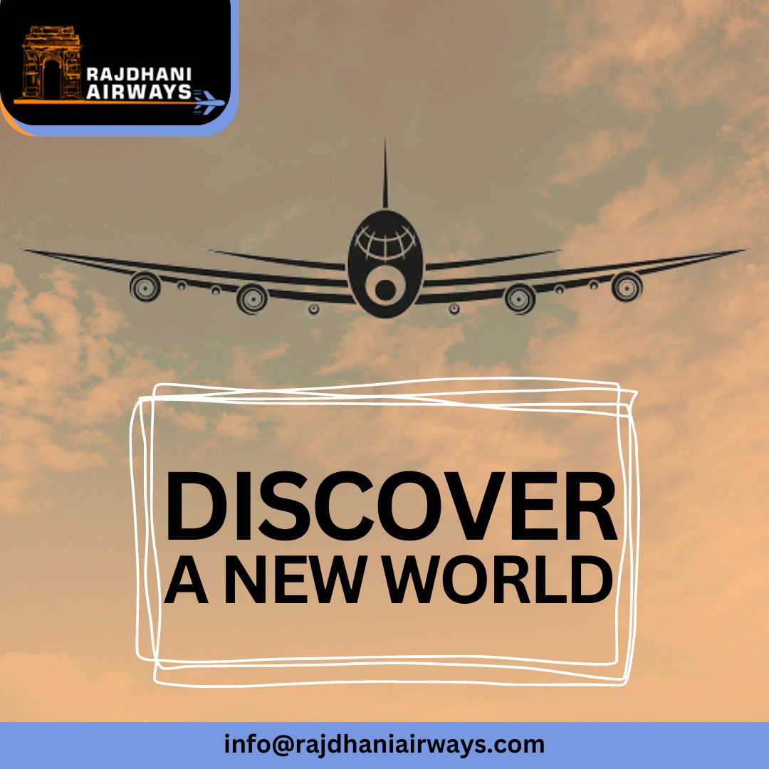 ❗Discover a New World With Rajdhani Airways ❗

For more details:-
Contact us:- +91-7023086443
Mail:- info@rajdhaniairways.com
Link in Bio.

#flightticket #flightticketoffers #mumbaitobangalore #travelwithflightlife #bhartiyaairways #mumbai #bangalore #travel #modi_Go_back