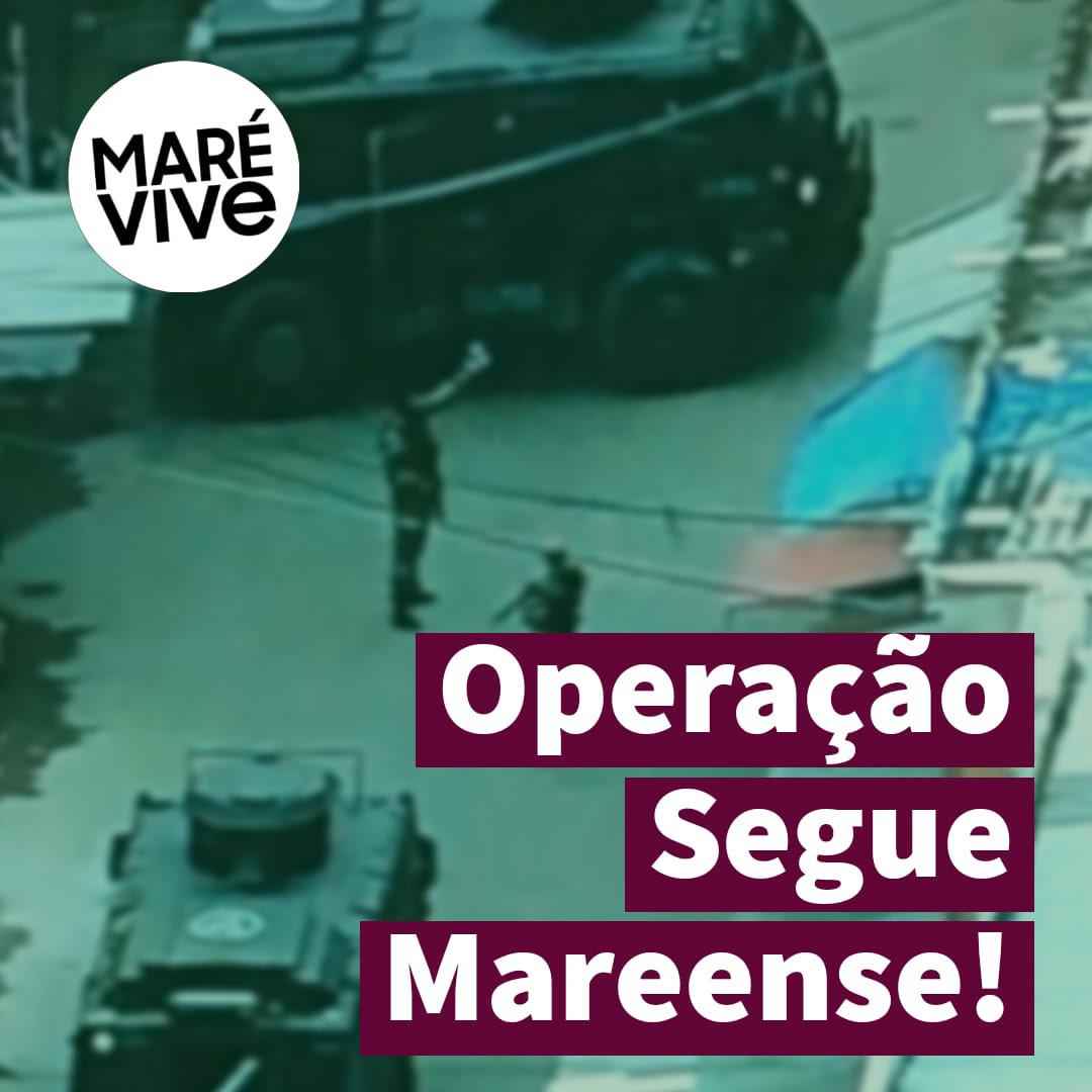 Atualização 08h15

Operação segue, na NH, RV e PU. Registros de policiais a pé na malha e blindados na Teixeira nesse momento. Baixa também com clima estranho sofrendo respingos da operação. 

Todo cuidado é pouco, favela. Evitem circular!

#marevive