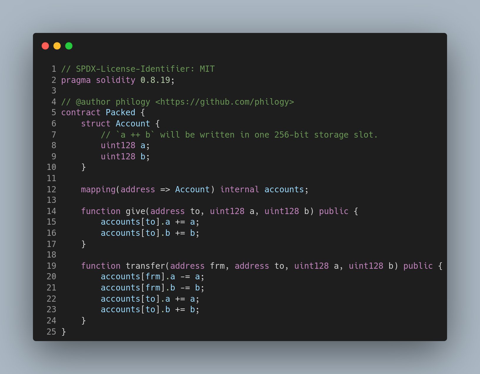 philogy on Twitter "Did you know that Solidity is not that efficient