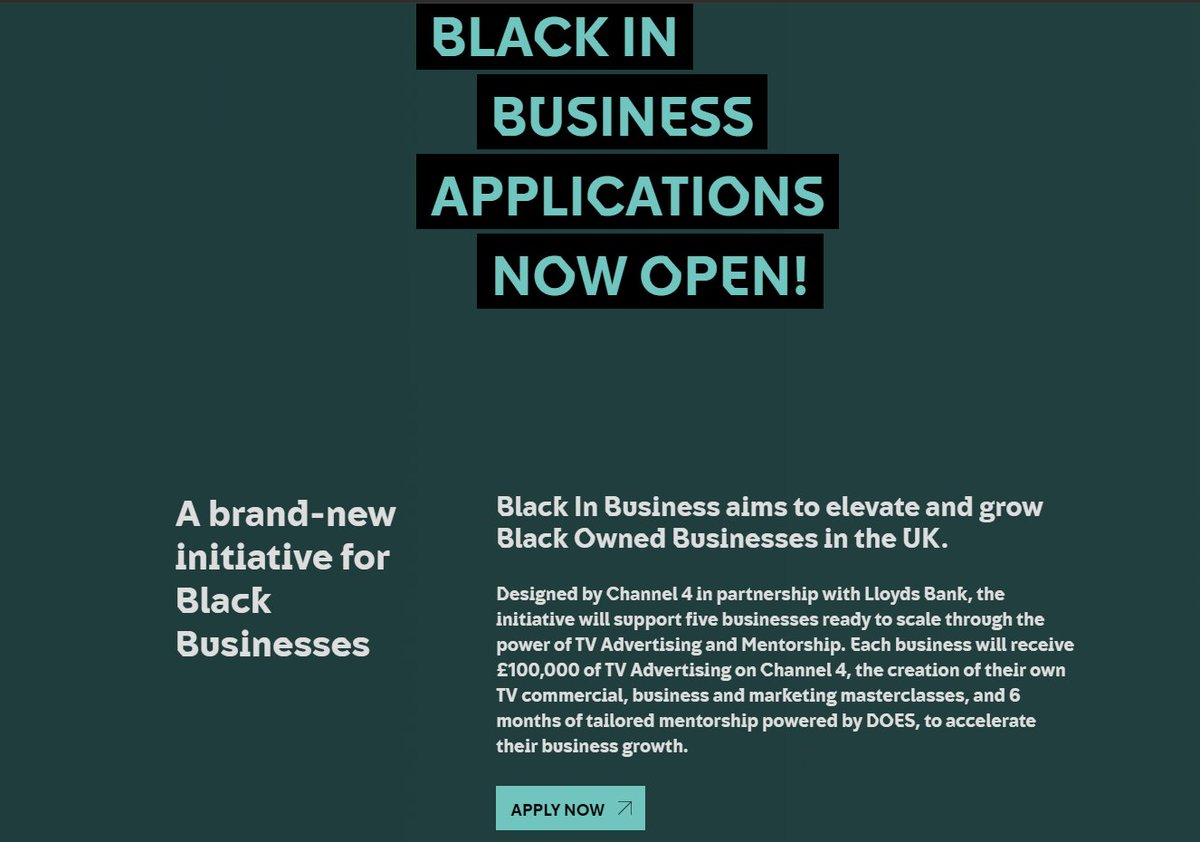 #BlackbusinessUK #afrotechuk #ukblackbusiness #blackpound
channel4.com/blackinbusines…