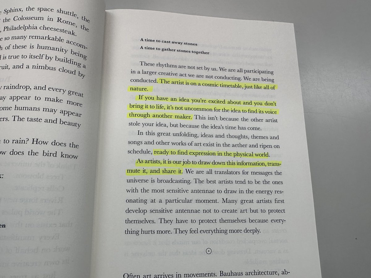 What’s your favorite creative / art exploring book?

I just found The Creative Act: A Way of Being by Rick Rubin. 

So far it has been a beautiful read.

#artontwitter #booklovers #art #photograghy
