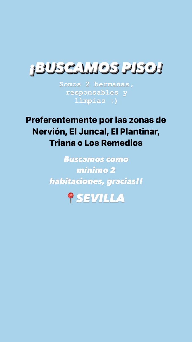 Buscamos piso en Sevilla!! #pisosdeestudiantes #pisosensevilla #cotilleosus #pisos