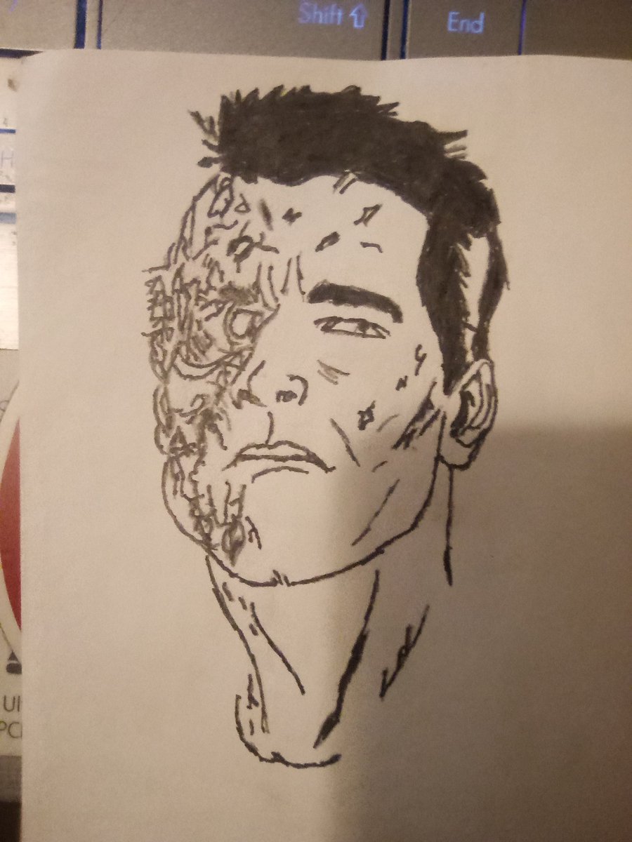 Chetstarr360's tweet photo. Been tracing alot. I'm not much at drawing but have been enjoying tracing 
#theterminator https://t.co/V1l8dxKIFe