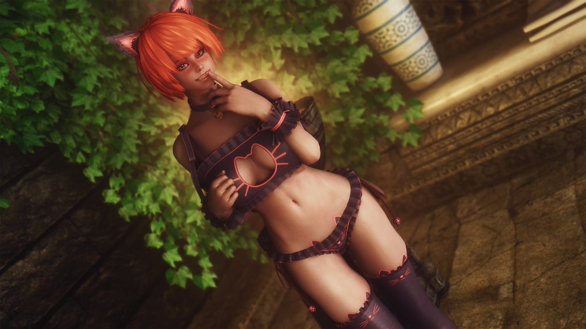 Melodic_skyrim's tweet photo. https://t.co/fMNFIJfYif
https://t.co/lhcLi97DNn
#skyrim #skyrimSE #CBBE #UUNP #COCOBody #3ba #bodyslide
[Melodic] Cat Keyhole Lingerie 🐈 https://t.co/yaiqADNNMM
