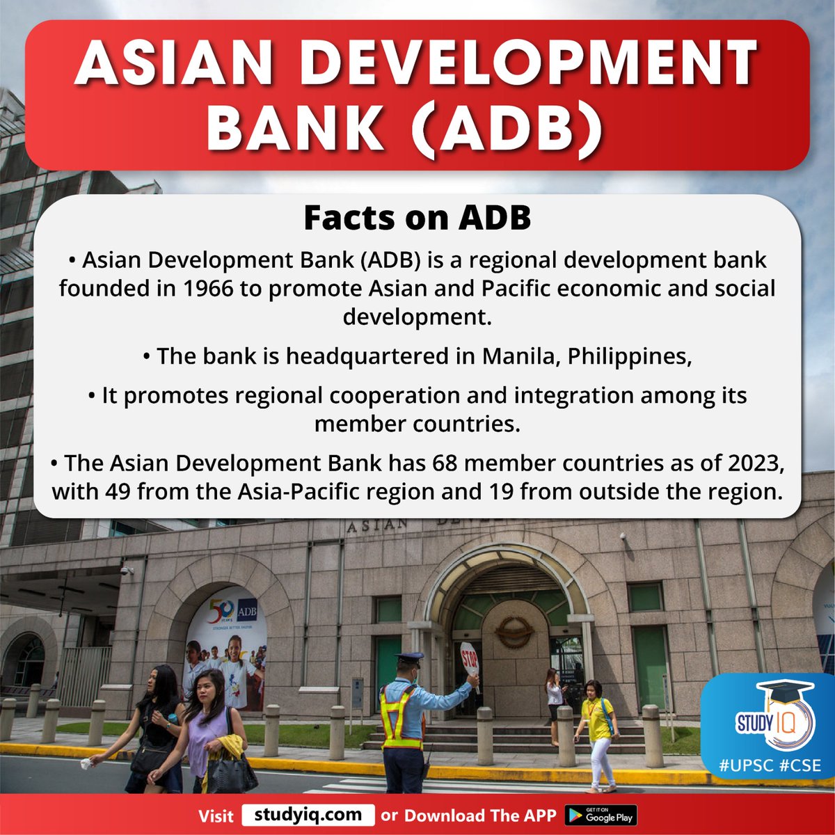 upsciq's tweet photo. Asian Development Bank (ADB)
#asiandevelopmentbank #adb #budgetsupport #srilanka #economicstabilisation #developmentbank #asian #pacificeconomic #socialdevelopment #manila #philipines #asiapacific #india #education #health #environmentalsustainbility #upsc #cse #ips #ias https://t.co/W4NlfdohaD