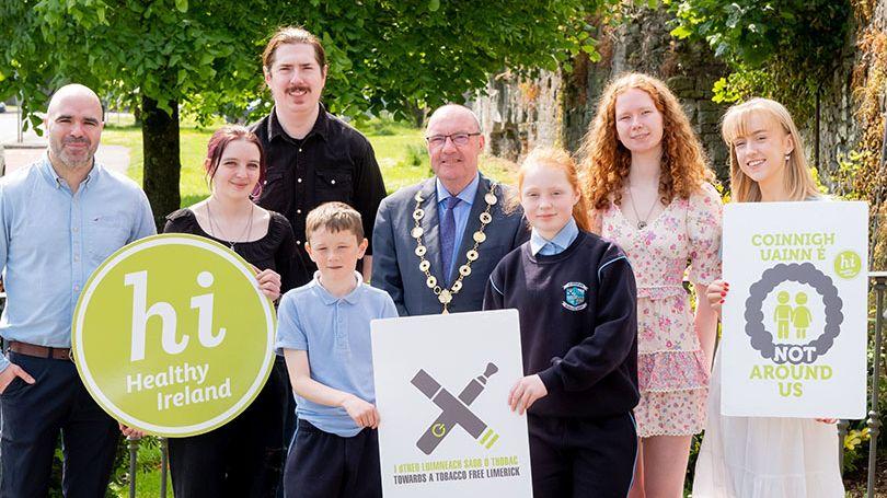 LimerickCouncil's tweet photo. Children say โNot Around Usโ to smokers and vapers.
Read More ๐ https://t.co/szFZcPfBQl https://t.co/1YzABbuc13