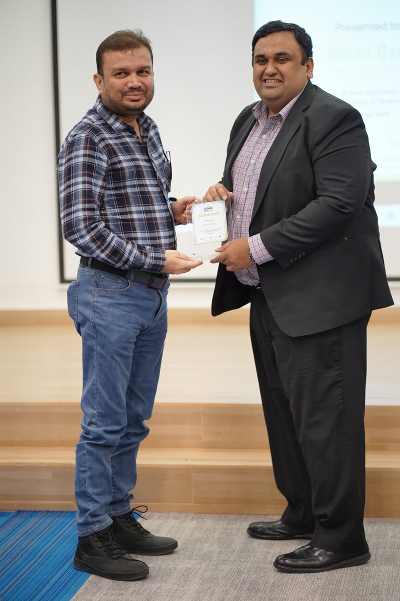 NICHyderabad's tweet photo. ๐๐ฒ๐๐๐ซ๐๐๐๐ ๐๐๐ซ๐จ๐๐ฌ was all about recognizing the heroes of the region who are shaping the future of entrepreneurship. Introducing these talented entrepreneurs to the world - Part-I
#NICHyderabad #NICProgram @MoitOfficial @IgniteNTF @PTCLOfficial @LMKTOfficial https://t.co/Tlege1fEao
