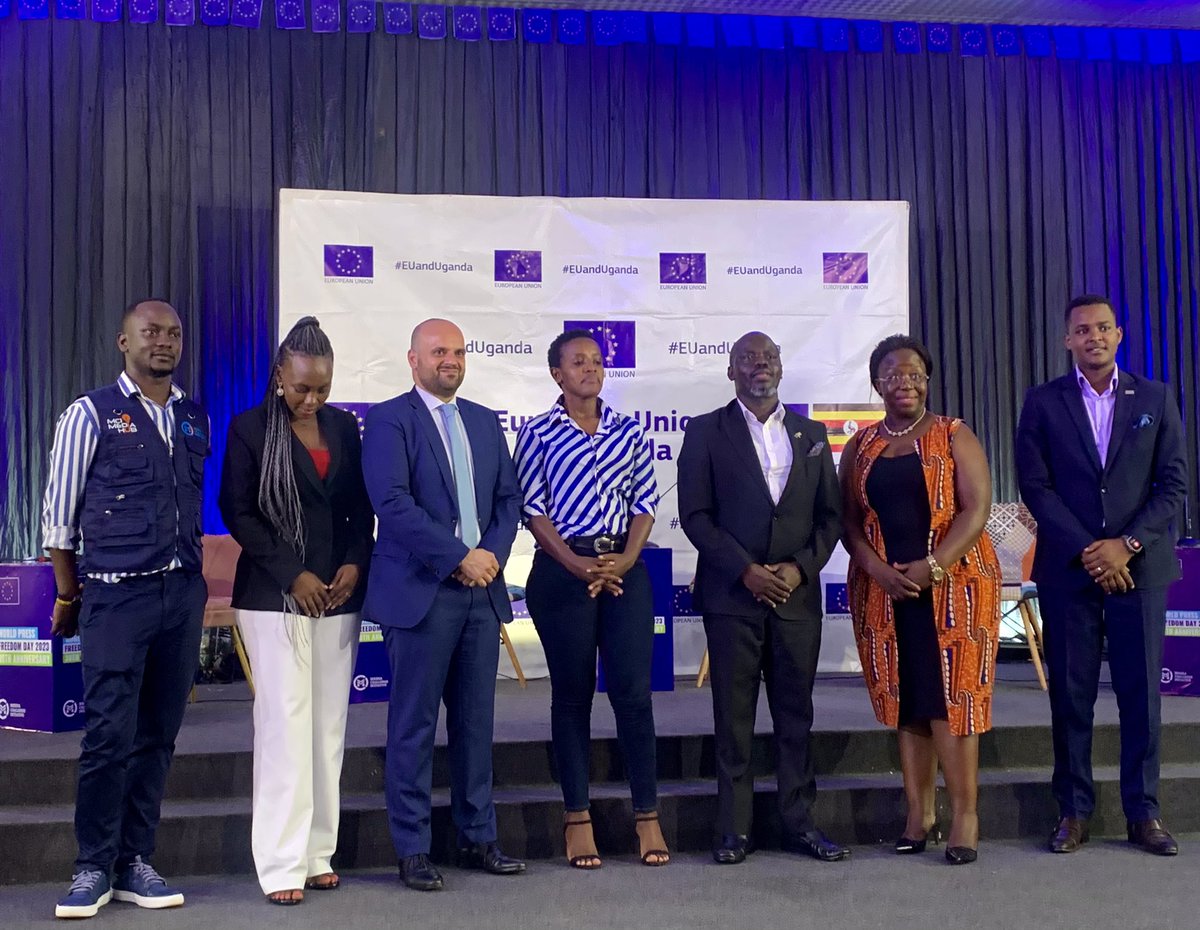 The conversation powered by EU on 'Journalists nuetrality and political engagement' has been very informative, intresting and engaging. Thumbs up👍🏽 to the organizing partners @IMChallengeug .
And well done @EUinUG 
@TraceyKansiime @CanaryMugume @AAgather @tbutagira
#WPFD2023