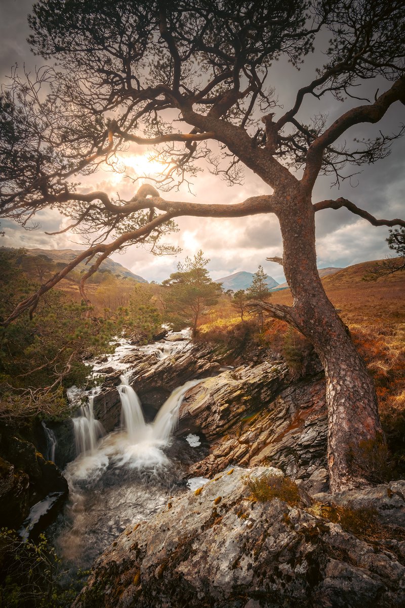 Falls on the River Cononish #Scotland #Argyll #Highlands damianshields.com