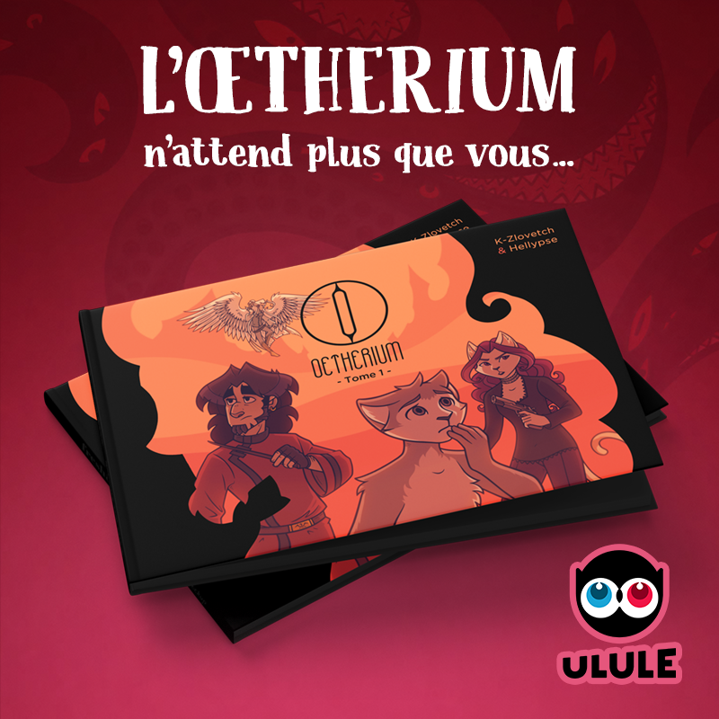 k_zlovetch's tweet photo. C'EST L'HEURE !
LE PORTAIL VERS LES ETHERS S'EST OUVERT !
ET IL N'ATTEND QUE VOUS SUR ULULE !
➡️📕 https://t.co/XpPYDikmpA
#oetherium #ulule @ululeFR @RespectfulShare #art #drawing #roleplay #roleplayer #ArtistOnTwitter #book #crowdfunding https://t.co/gklU5P2vvP
