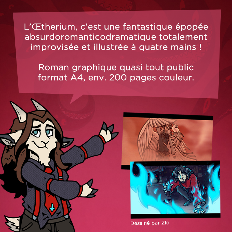 k_zlovetch's tweet photo. C'EST L'HEURE !
LE PORTAIL VERS LES ETHERS S'EST OUVERT !
ET IL N'ATTEND QUE VOUS SUR ULULE !
➡️📕 https://t.co/XpPYDikmpA
#oetherium #ulule @ululeFR @RespectfulShare #art #drawing #roleplay #roleplayer #ArtistOnTwitter #book #crowdfunding https://t.co/gklU5P2vvP