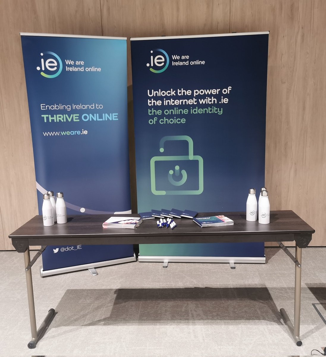 Delighted to be here at the #REIRetreat2023 in the Dublin Royal Convention Centre. Pop by our stand for info on .ie domain names #ChooseIE