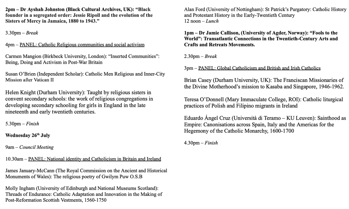 KilburnHelen's tweet photo. FINAL WARNING! 

Today is the final day that you can purchase early-bird tickets at 10% discount for the Catholic Record Society conference!

Programme of speakers attached. 

To register click here: https://t.co/2TJBfyBDk1

#twitterstorians #nuntastic #catholic @CatholicRS https://t.co/au2N5Vuh3D