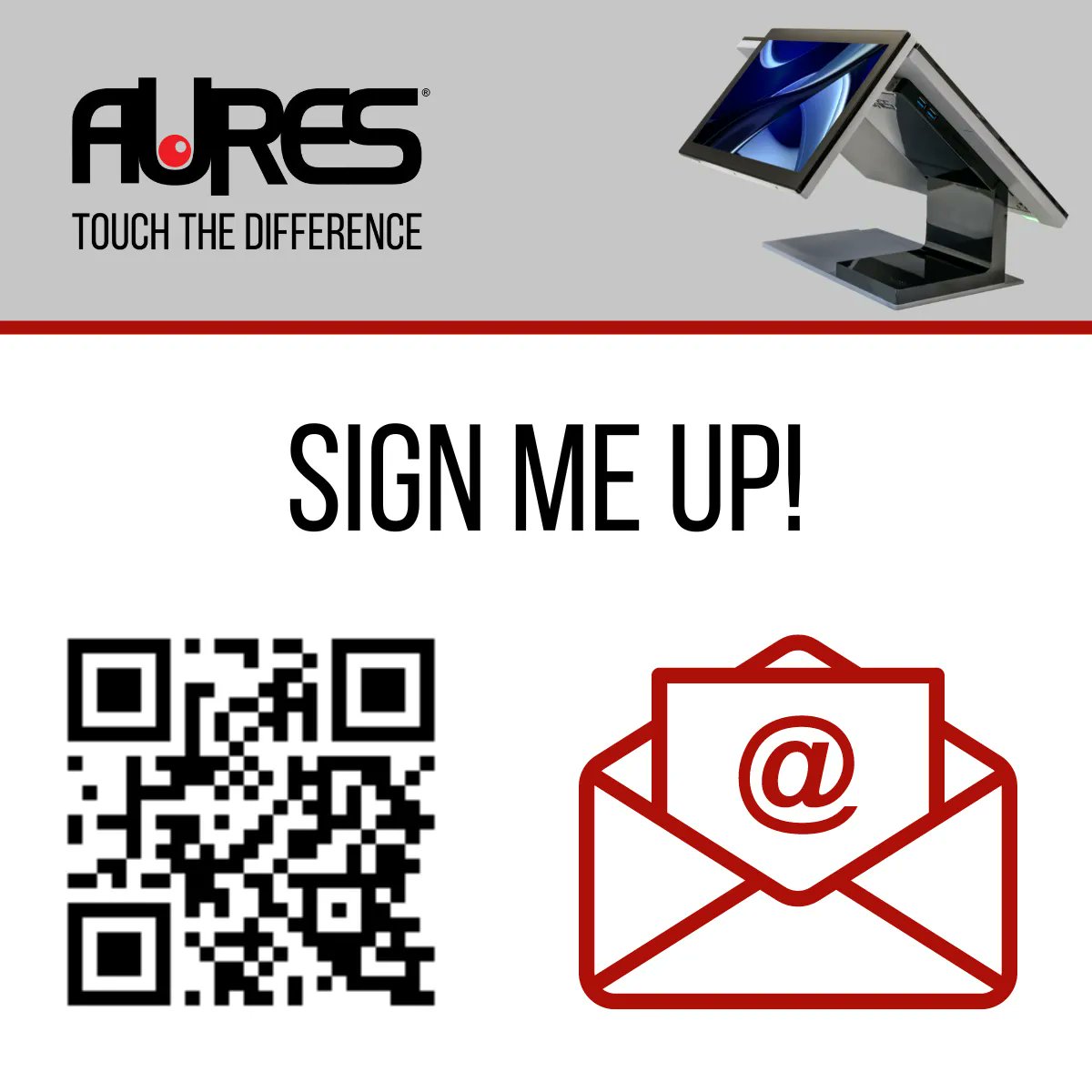 Do you want to receive our emails?

We aim to send a couple of emails a month, news highlights, product and event info that sort of thing! 

To sign up just follow the 🔗👇🏻 or scan the QR code on screen now!

buff.ly/3IA0cSK 

#keepintouch
#products
#news
#updates
#stock