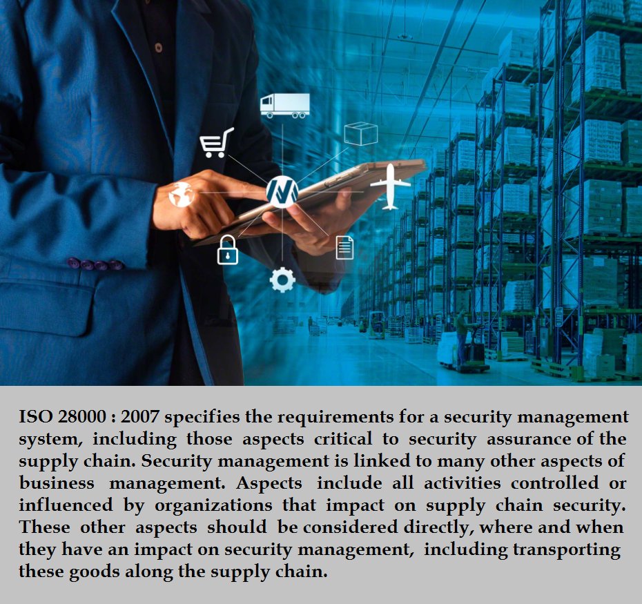 IQMSGlobal's tweet photo. Get more information about ISO 28000 : 2007
https://t.co/stIgdkDr73
#ISO28000:2007
#SecurityManagementSystems
#SupplyChain https://t.co/IF1hOZmRaD