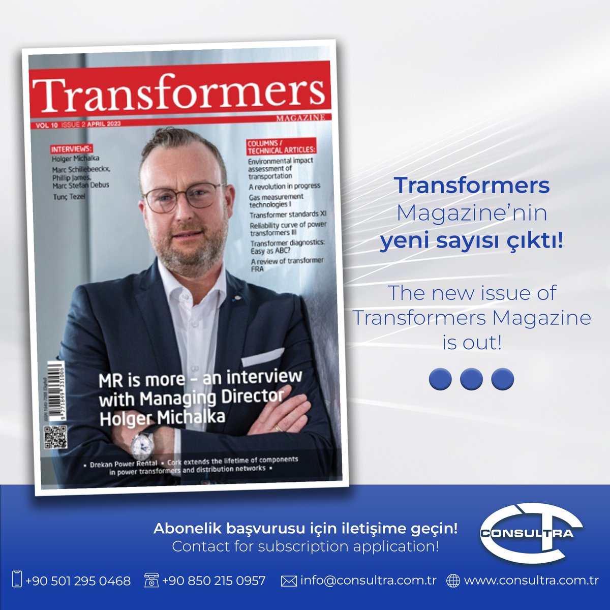 ConsultraTr's tweet photo. Transformers Magazine Vol. 10 Issue 2
Transformers Magazine'nin yeni sayısı çıktı!
The new issue of Transformers Magazine is out!
Abonelik başvurusu için iletişime geçin!
Contact for subscription application!
#transformersmagazine #consultra #news #transformers https://t.co/oOrtjvv739