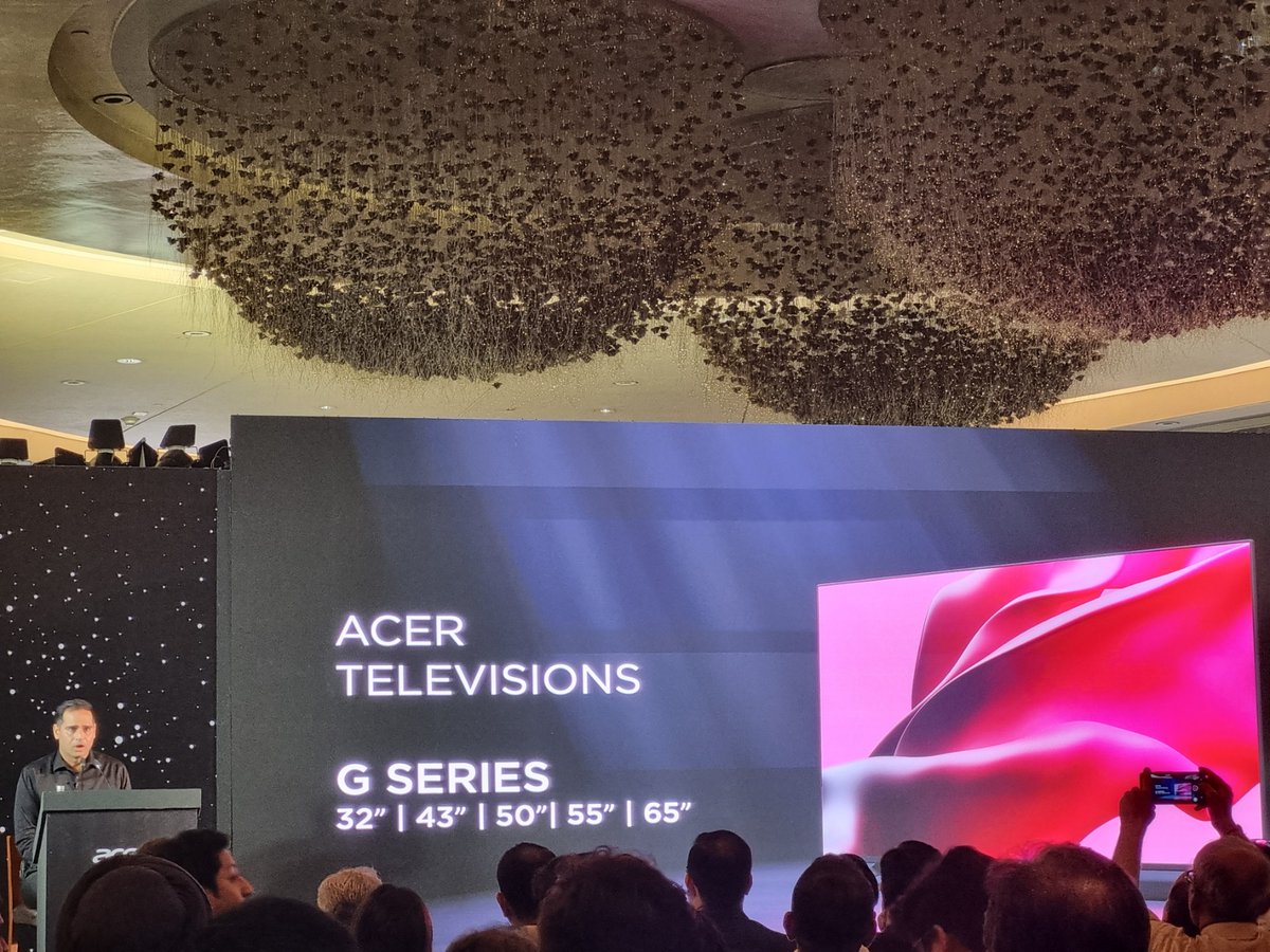 gizmochina's tweet photo. Acer unveils its latest Google TV lineup with QLED and OLED display tech in India
#Acer #AcerTV #AcerGoogleTV #TheFutureOfInfinity #AcerTV2023 https://t.co/2rwaTMHDp3