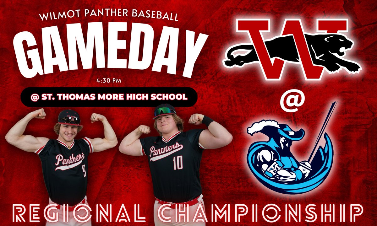 Big regional championship game @ St. Thomas More today!!! Let's keep it going! #gopanthers