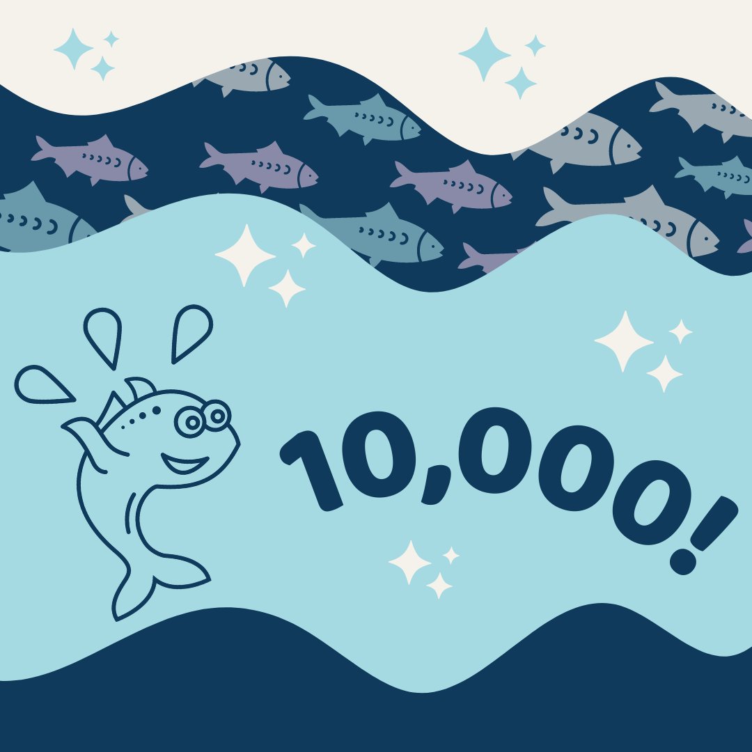 May is already a special month as we celebrate the #SevernShadRun, so it is very fitting that we also reached a big milestone today, at the end of May. We welcomed our 10,000th visitor to #Diglis today! 🥳🎆 Here’s to many more memories made at the fish pass. 🐟