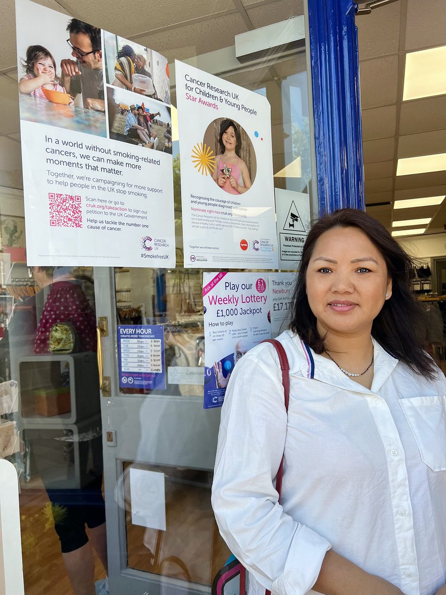 Poonamgrg1912's tweet photo. Smoking causes ~150 cases of cancer every day in the UK. 

As a @CR_UK Ambassador for Basingstoke, Hampshire I am proud to support our petition
for 📈 stop smoking support.
@MariaMillerUK will you visit your nearest shop to show your support?

https://t.co/oKIuNoMaOJ https://t.co/K2SVSsKcd6