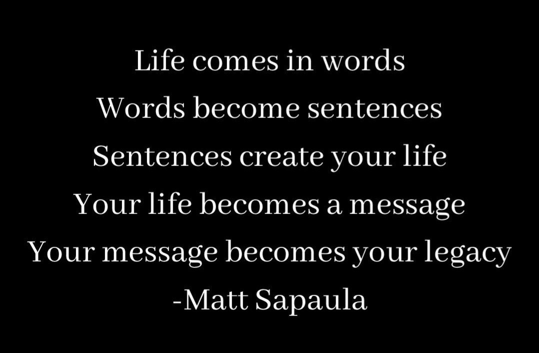 Words hold immense power. They shape our thoughts, beliefs, and actions, paving the path to our future. Choose your words wisely
*
*
*
#PowerOfWords #CreatingYourFuture #leavealegacy #cflagency