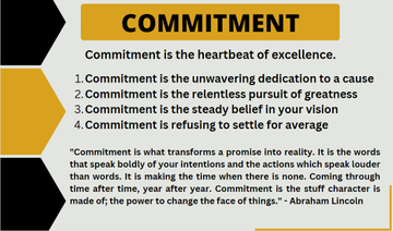 coachajkings's tweet photo. Commitment is the heartbeat of excellence
✅It's the unwavering dedication to a cause
✅It's the relentless pursuit of greatness
✅It's the steady belief in your vision
✅It's refusing to settle for average  

It's through commitment that your turn aspirations into achievements. https://t.co/OWXLYb9NGc