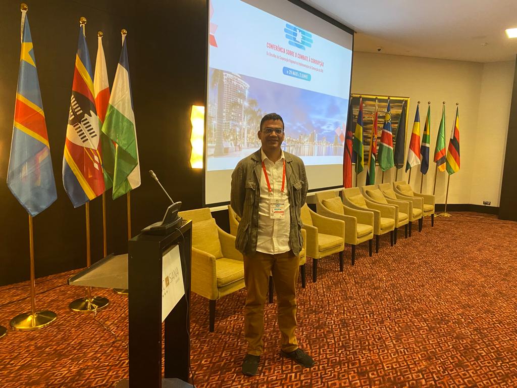 ipprnamibia's tweet photo. IPPR research associate Frederico Links is in Luanda at the @SADC_News, @UNODC, Government of Angola conference on combating corruption, held under the theme 'The challenges of regional cooperation in the implementation of the UNCAC'. #UnitedAgainstCorruption https://t.co/UwMLUiuwvT