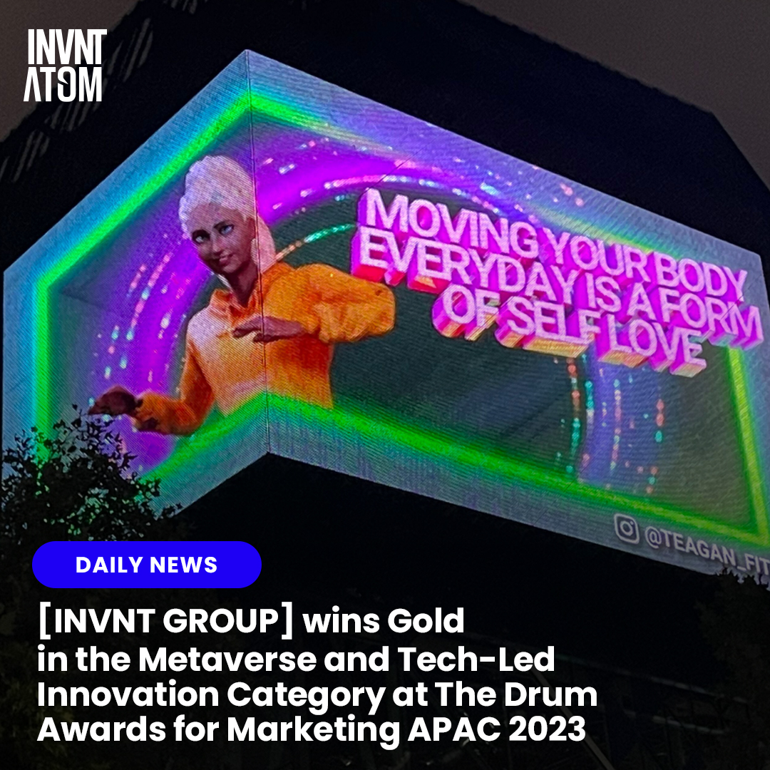 @INVNTGROUP  has taken home two Gold Awards for @thedrumawards APAC Marketing Awards in the 2023 Metaverse and Technology-Led innovation categories! Congratulations to all other nominees 📷 

Read more at invntapac.com/blog/invnt-gro… #theglobalbrandstoryproject